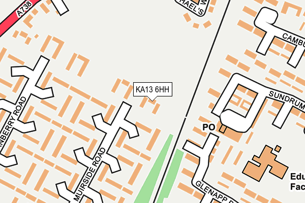 KA13 6HH map - OS OpenMap – Local (Ordnance Survey)