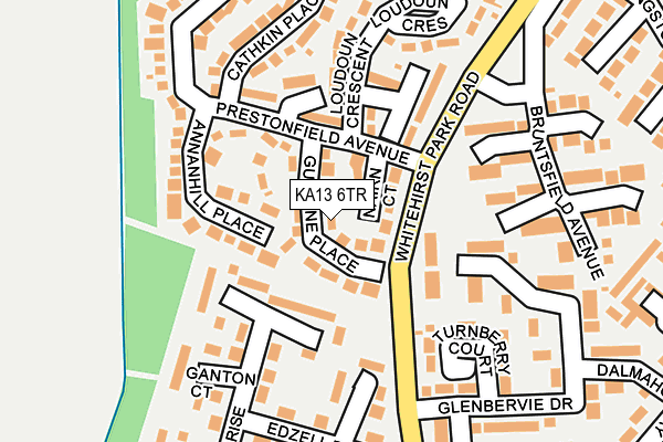 KA13 6TR map - OS OpenMap – Local (Ordnance Survey)