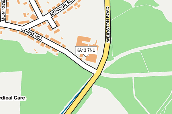 KA13 7NU map - OS OpenMap – Local (Ordnance Survey)