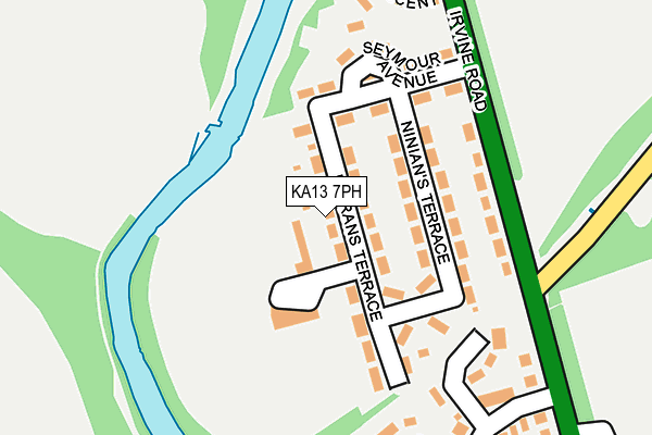 KA13 7PH map - OS OpenMap – Local (Ordnance Survey)