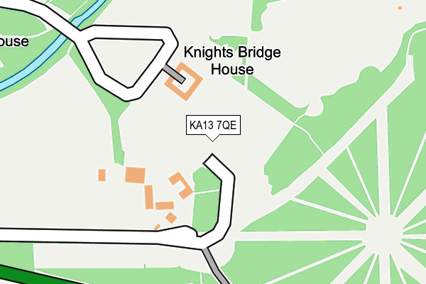 KA13 7QE map - OS OpenMap – Local (Ordnance Survey)