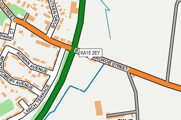 KA15 2EY map - OS OpenMap – Local (Ordnance Survey)