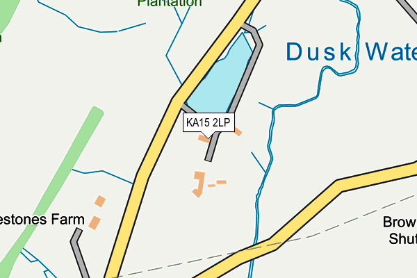 KA15 2LP map - OS OpenMap – Local (Ordnance Survey)