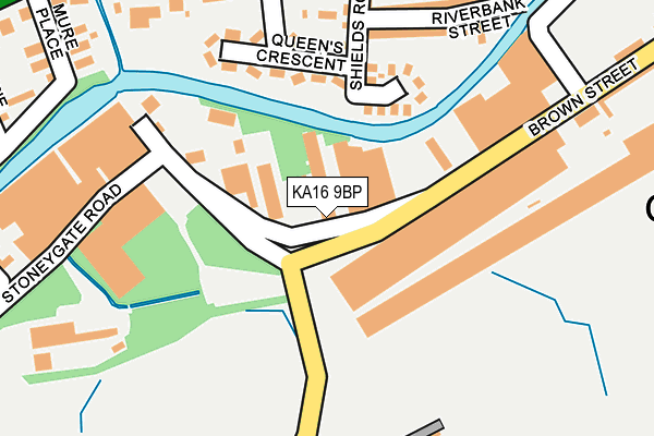 KA16 9BP map - OS OpenMap – Local (Ordnance Survey)