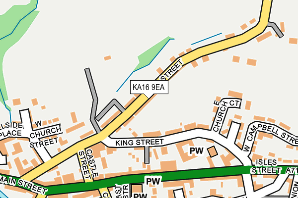 KA16 9EA map - OS OpenMap – Local (Ordnance Survey)