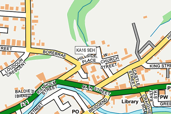 KA16 9EH map - OS OpenMap – Local (Ordnance Survey)