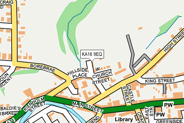 KA16 9EQ map - OS OpenMap – Local (Ordnance Survey)