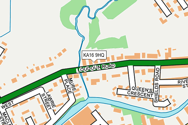 KA16 9HQ map - OS OpenMap – Local (Ordnance Survey)