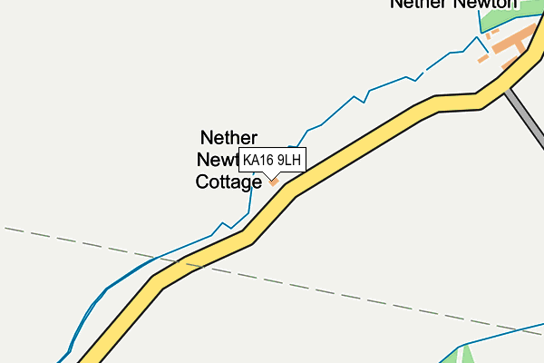 KA16 9LH map - OS OpenMap – Local (Ordnance Survey)