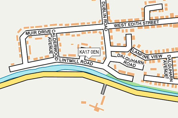 KA17 0EN map - OS OpenMap – Local (Ordnance Survey)