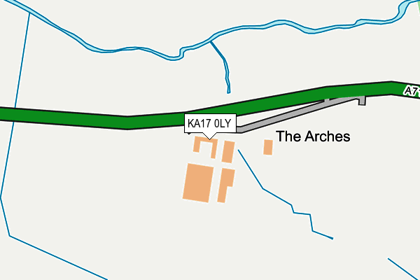 KA17 0LY map - OS OpenMap – Local (Ordnance Survey)