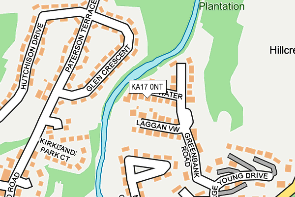 KA17 0NT map - OS OpenMap – Local (Ordnance Survey)