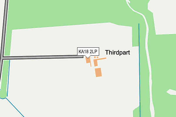 KA18 2LP map - OS OpenMap – Local (Ordnance Survey)