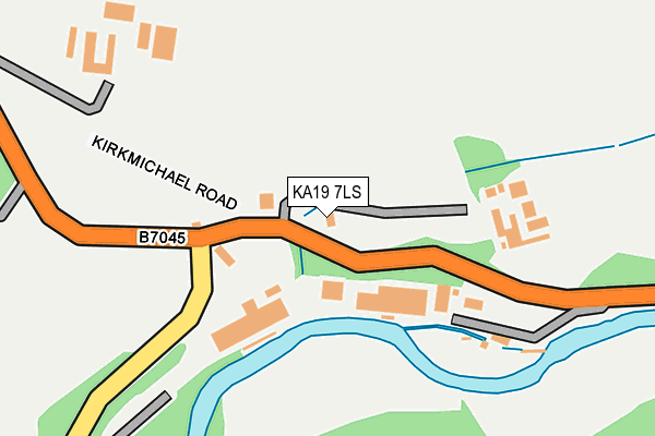 KA19 7LS map - OS OpenMap – Local (Ordnance Survey)