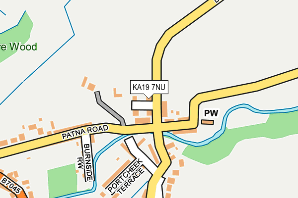 KA19 7NU map - OS OpenMap – Local (Ordnance Survey)