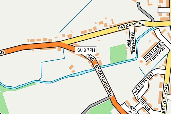 KA19 7PH map - OS OpenMap – Local (Ordnance Survey)