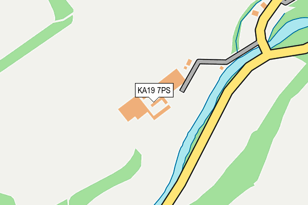 KA19 7PS map - OS OpenMap – Local (Ordnance Survey)