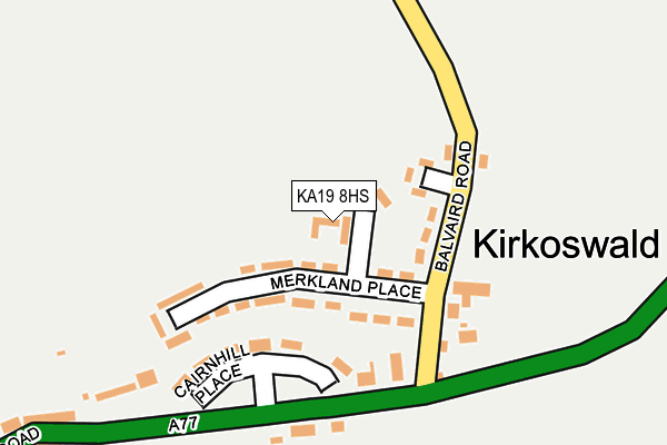 KA19 8HS map - OS OpenMap – Local (Ordnance Survey)