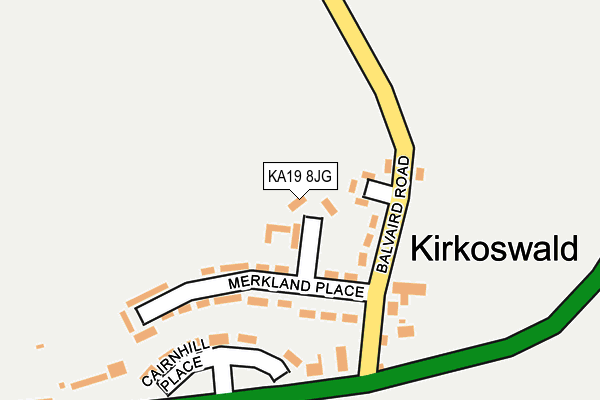 KA19 8JG map - OS OpenMap – Local (Ordnance Survey)