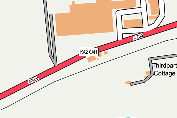 KA2 0AH map - OS OpenMap – Local (Ordnance Survey)