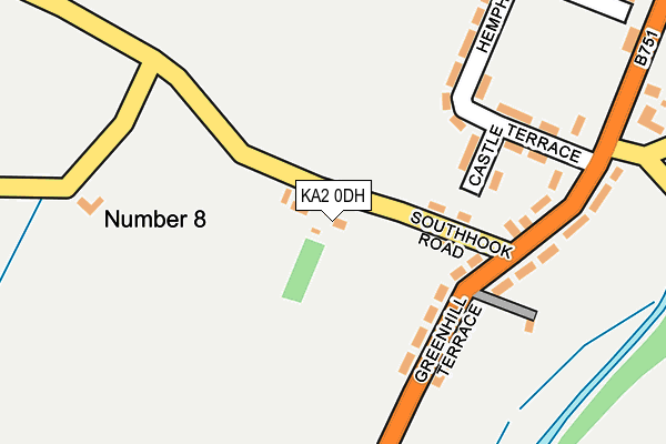 KA2 0DH map - OS OpenMap – Local (Ordnance Survey)