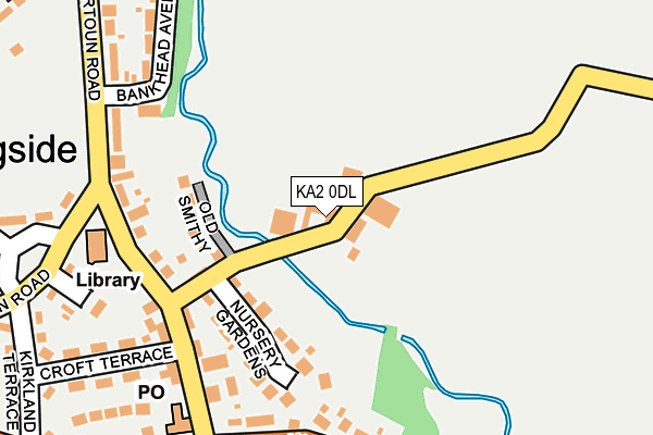 KA2 0DL map - OS OpenMap – Local (Ordnance Survey)