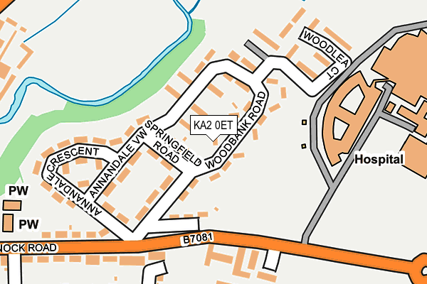 KA2 0ET map - OS OpenMap – Local (Ordnance Survey)