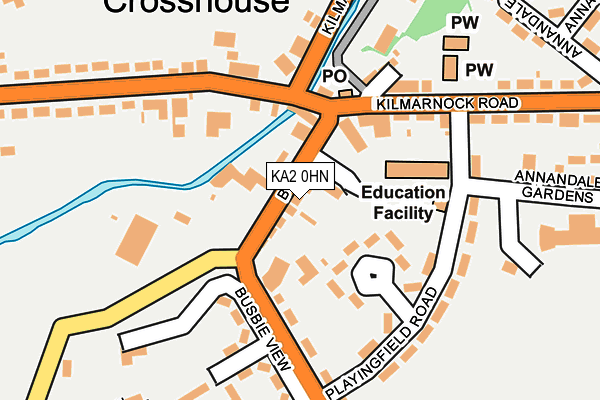 Map of DUO FITNESS LIMITED at local scale