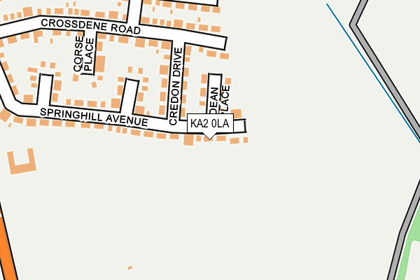 KA2 0LA map - OS OpenMap – Local (Ordnance Survey)