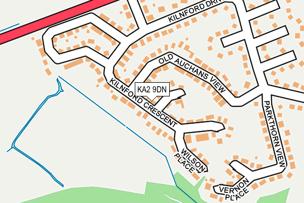 KA2 9DN map - OS OpenMap – Local (Ordnance Survey)