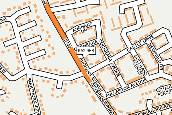 KA2 9EB map - OS OpenMap – Local (Ordnance Survey)