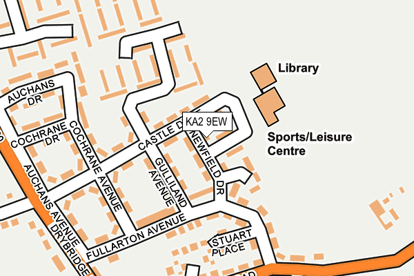Map of EASTON PROPERTY AYRSHIRE LIMITED at local scale