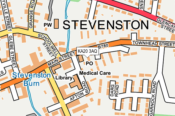 KA20 3AQ map - OS OpenMap – Local (Ordnance Survey)