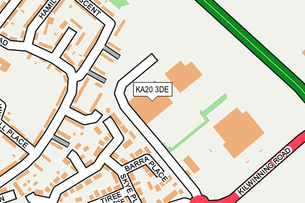 KA20 3DE map - OS OpenMap – Local (Ordnance Survey)