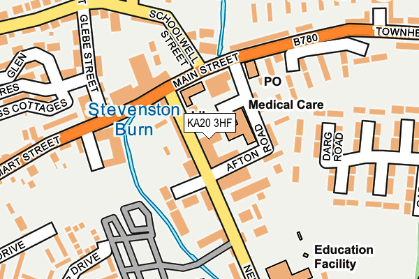 KA20 3HF map - OS OpenMap – Local (Ordnance Survey)