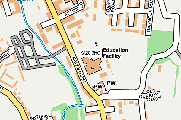 KA20 3HQ map - OS OpenMap – Local (Ordnance Survey)