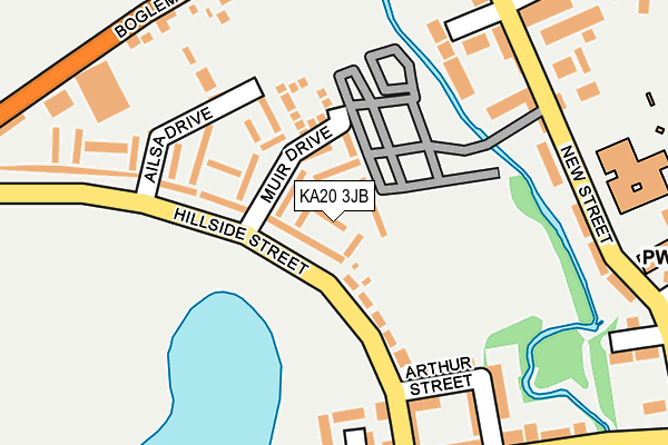 KA20 3JB map - OS OpenMap – Local (Ordnance Survey)