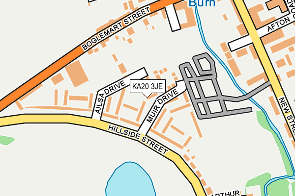 KA20 3JE map - OS OpenMap – Local (Ordnance Survey)