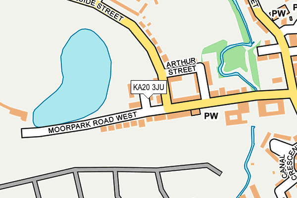 KA20 3JU map - OS OpenMap – Local (Ordnance Survey)