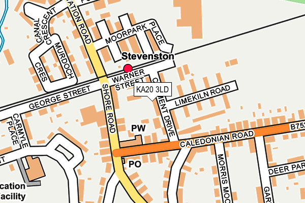 KA20 3LD map - OS OpenMap – Local (Ordnance Survey)