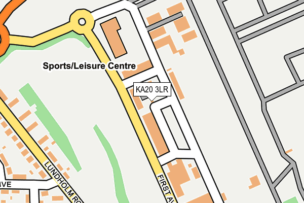 KA20 3LR map - OS OpenMap – Local (Ordnance Survey)