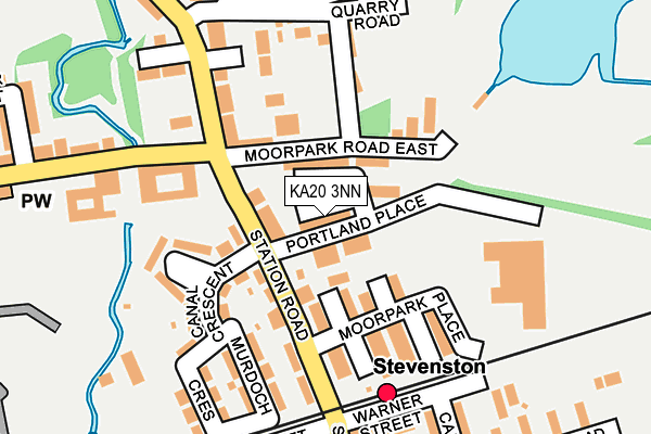 KA20 3NN map - OS OpenMap – Local (Ordnance Survey)