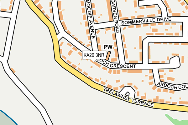 KA20 3NR map - OS OpenMap – Local (Ordnance Survey)