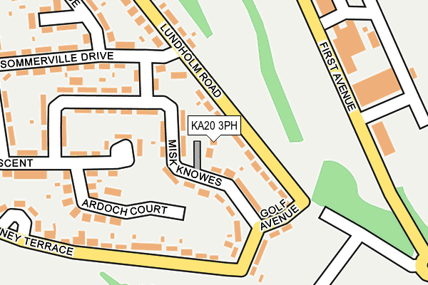 KA20 3PH map - OS OpenMap – Local (Ordnance Survey)