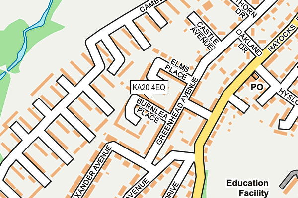 KA20 4EQ map - OS OpenMap – Local (Ordnance Survey)