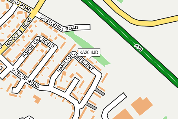 KA20 4JD map - OS OpenMap – Local (Ordnance Survey)