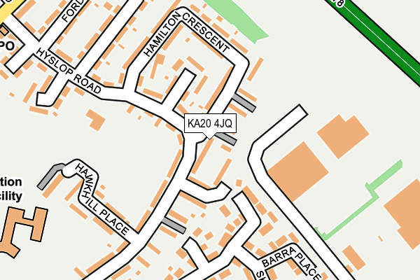 KA20 4JQ map - OS OpenMap – Local (Ordnance Survey)