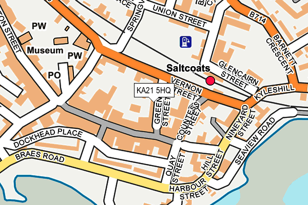 Map of FOUR SEASONS BAR LTD at local scale