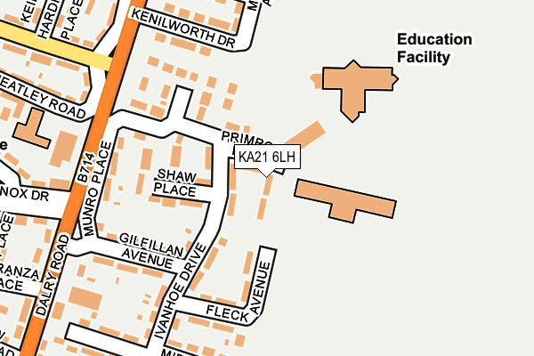 Map of ANTHONY CURRIE LTD at local scale
