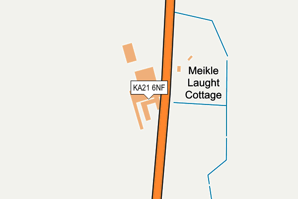 KA21 6NF map - OS OpenMap – Local (Ordnance Survey)